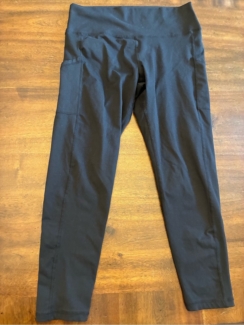 Aerie Offline Leggings The Hugger Women’s XL Black Pockets Hi-Rise Athletic Pant